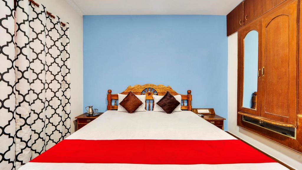 Ένα ή περισσότερα κρεβάτια σε δωμάτιο στο Coolspot Cottage
