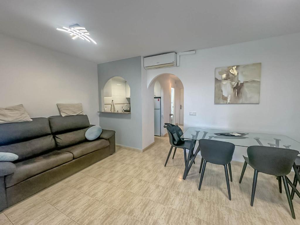 Posezení v ubytování Calasol, Bonito apartamento en Cala de Finestrat