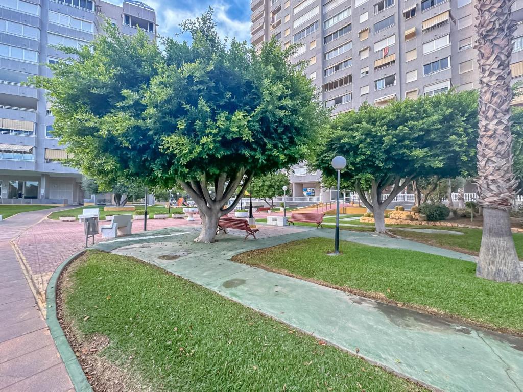 Zahrada ubytování Calasol, Bonito apartamento en Cala de Finestrat