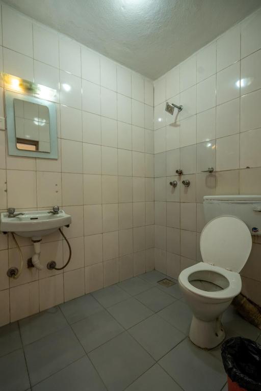 Koupelna v ubytování Hotel Nana