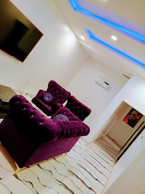 TV a/nebo společenská místnost v ubytování Lovely one bedroom flat