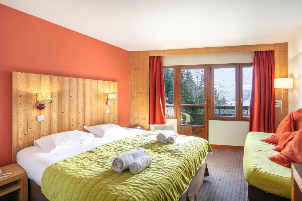 Hôtel Les Menuires Les Bruyères - Triple Chambre Avec Balcon