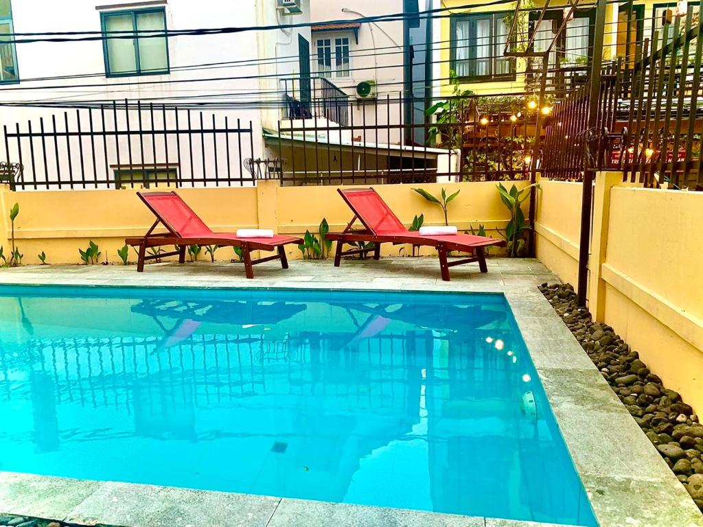 Hồ bơi trong/gần Aman Riverside Hotel
