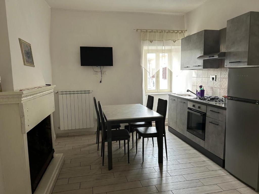 Kuchyň nebo kuchyňský kout v ubytování CASA BORGIA