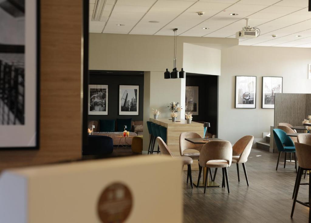 Uma área de estar em ibis Frankfurt Centrum