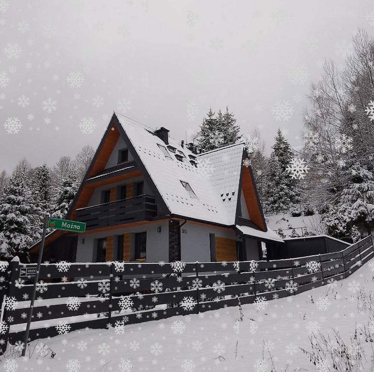 Zaciszny Zakątek Zawoja v zimě