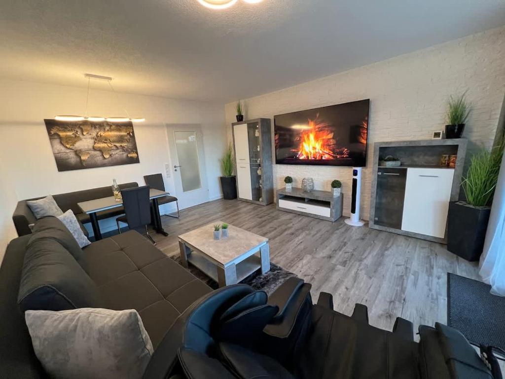 Relax-Apartment mit Indoor-Pool, Sauna, Massagesessel und Netflix - Housity