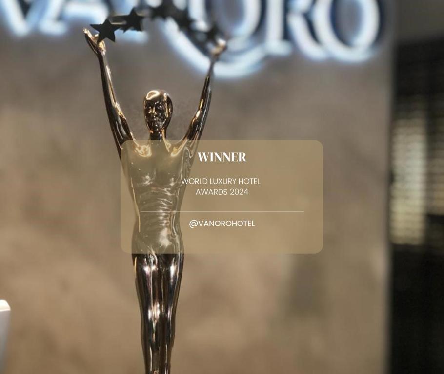 Certifikát, hodnocení, plakát nebo jiný dokument vystavený v ubytování Vanoro Hotel