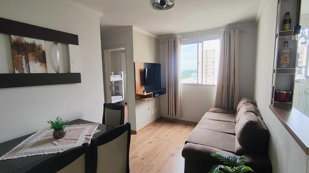 Μια τηλεόραση ή/και κέντρο ψυχαγωγίας στο Apartamento Campo di Bourbon