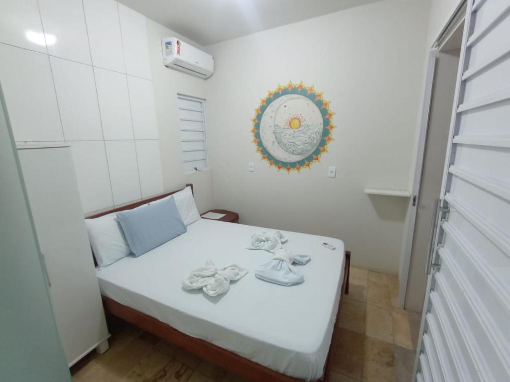 Postel nebo postele na pokoji v ubytování Mandala Hostel Maragogi Oficial