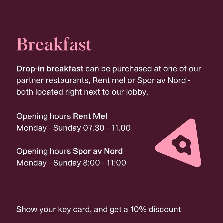 a screenshot of a screenshot of a text message with a pink triangle at Citybox Oslo in Oslo