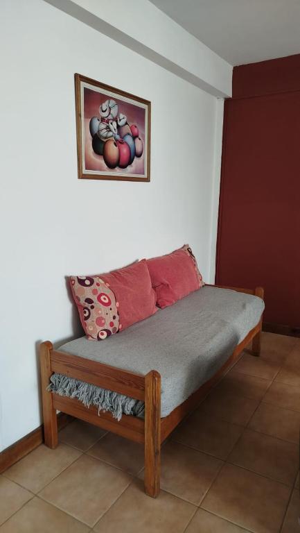 Postel nebo postele na pokoji v ubytování Complejo Puente viejo JMT