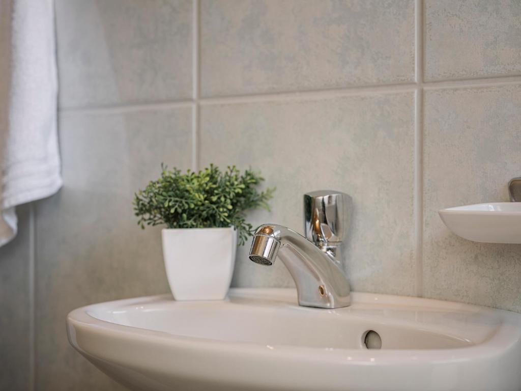 Koupelna v ubytování Appartement Geisler