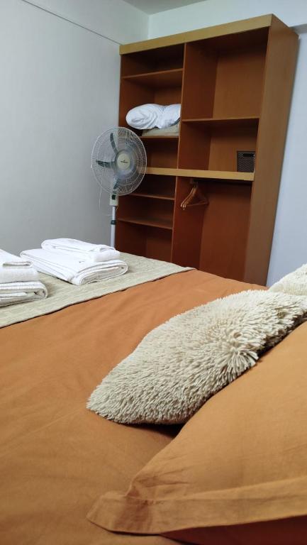 Postel nebo postele na pokoji v ubytování Complejo Puente viejo JMT