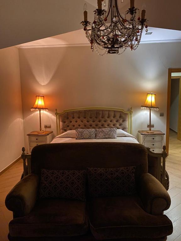Cama o camas de una habitación en Ave del Mar