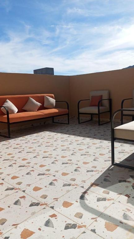 Balkón nebo terasa v ubytování Bright Moon Hotel