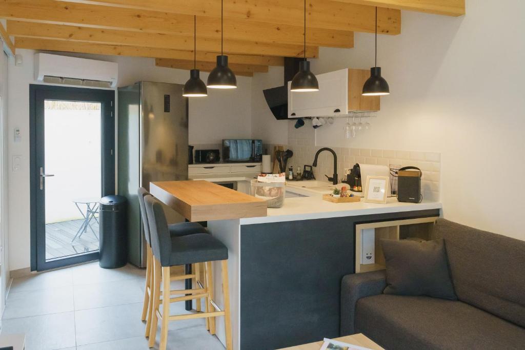 Posezení v ubytování Cocon Classé 3 Etoiles - Love et Détente - SPA