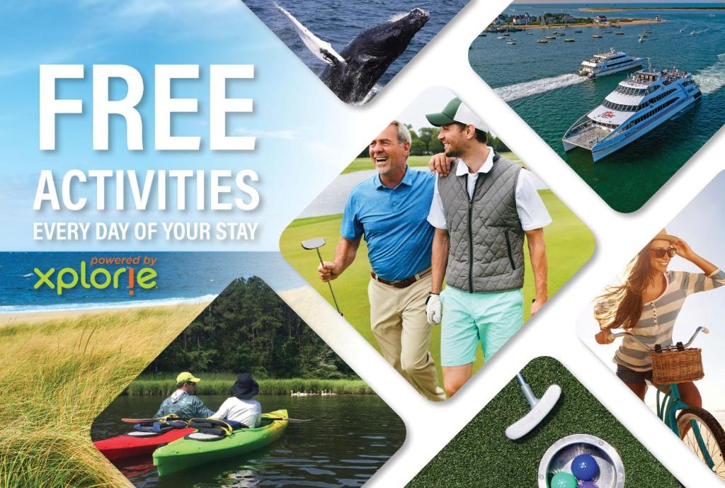 a collage of pictures of people on the water at Seaside Cottages - Cottage 32A - Seaside Too in South Yarmouth