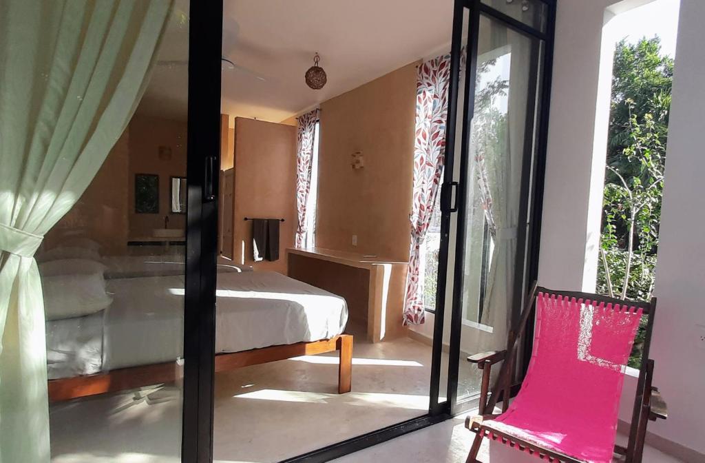 Postel nebo postele na pokoji v ubytování Guaya Hostel
