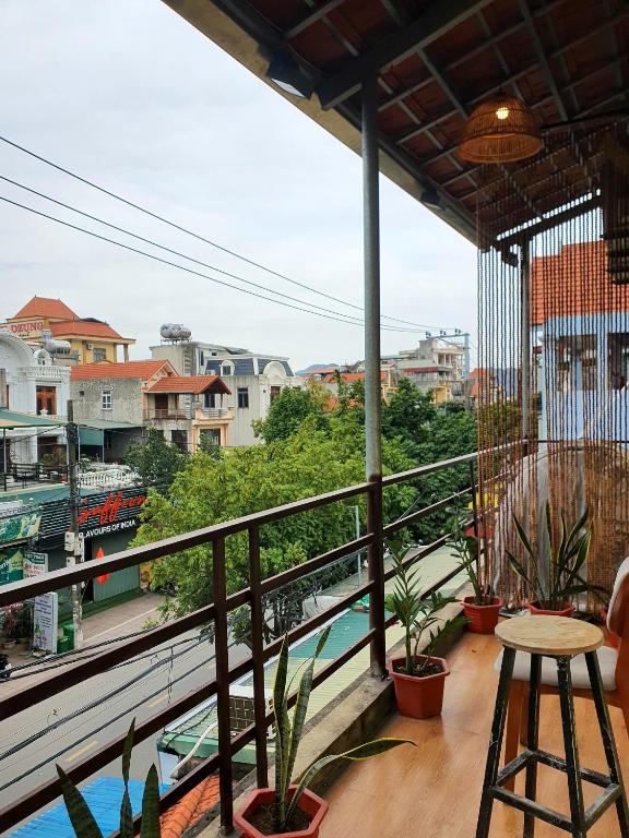 Balkón nebo terasa v ubytování JAMERIK TACO BAR - Hostel