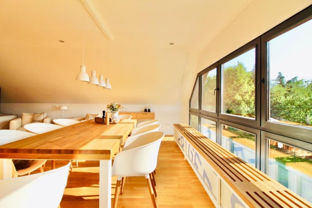 Πισίνα στο ή κοντά στο Ferienhaus Backbert & Steuerbert Kappeln Kopperby
