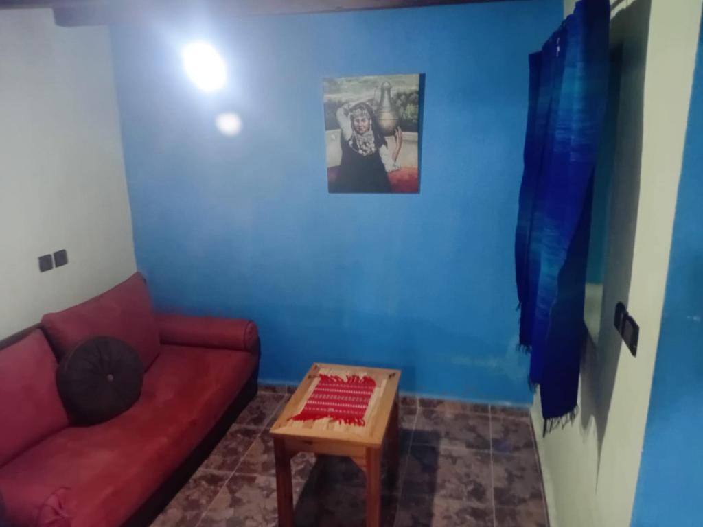 Istumisnurk majutusasutuses Dar Zitouna