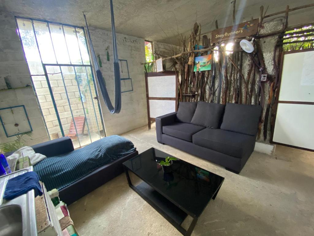 Posezení v ubytování Casa Kuma