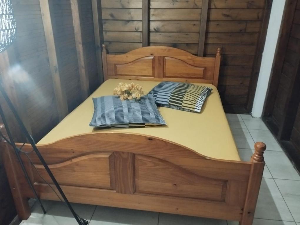 Postel nebo postele na pokoji v ubytování Bungalow Steens
