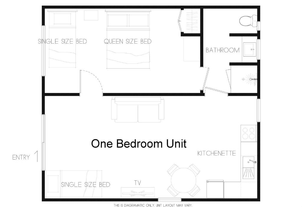 
One-Bedroom Apartment with View
