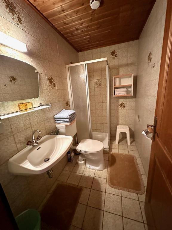 Kúpeľňa v ubytovaní Haus Bergblick