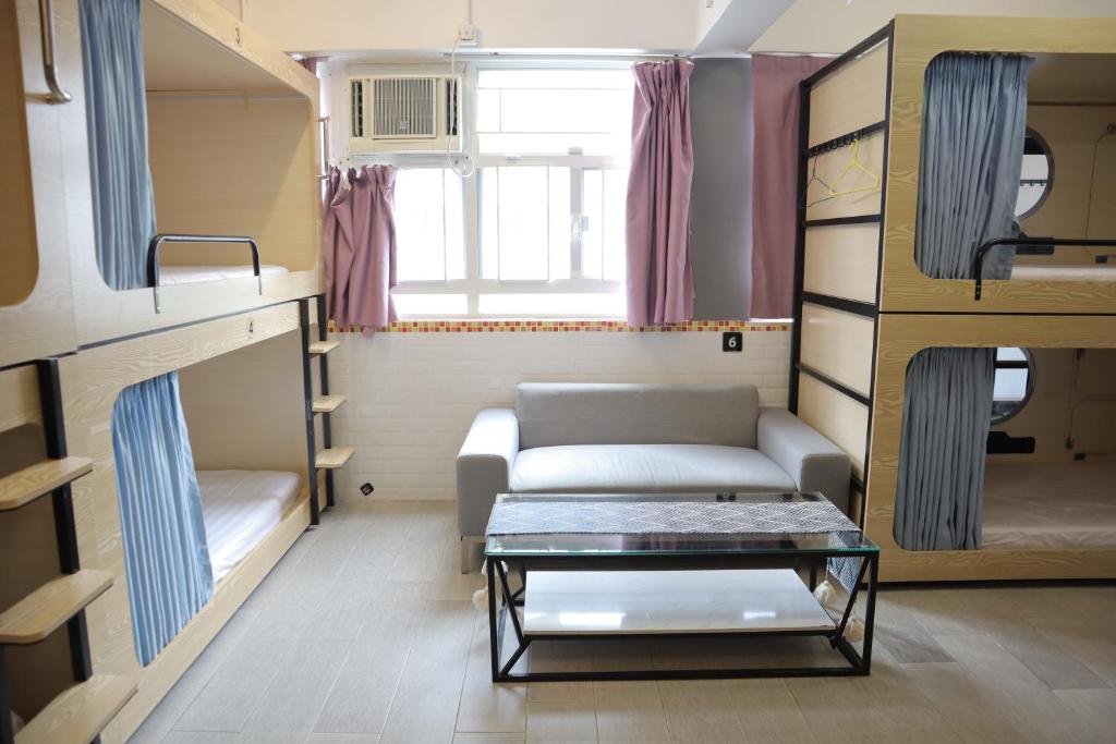 Postel nebo postele na pokoji v ubytování Hi Backpackers (Hong Kong Hostel Group)