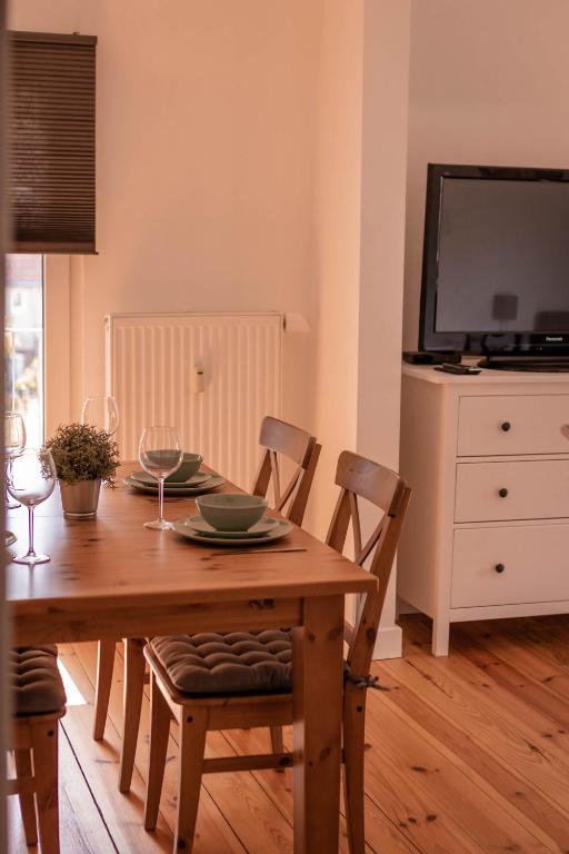TV a/nebo společenská místnost v ubytování Apartment 28