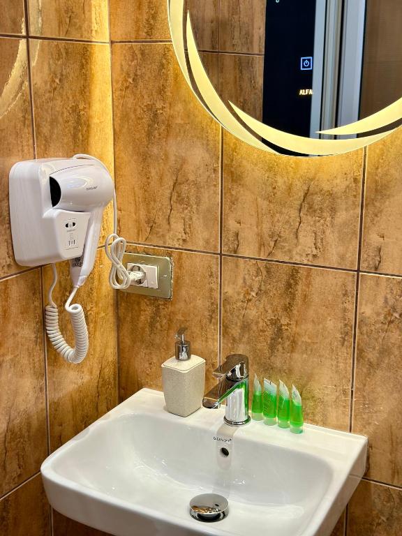 Koupelna v ubytování Anel Suites