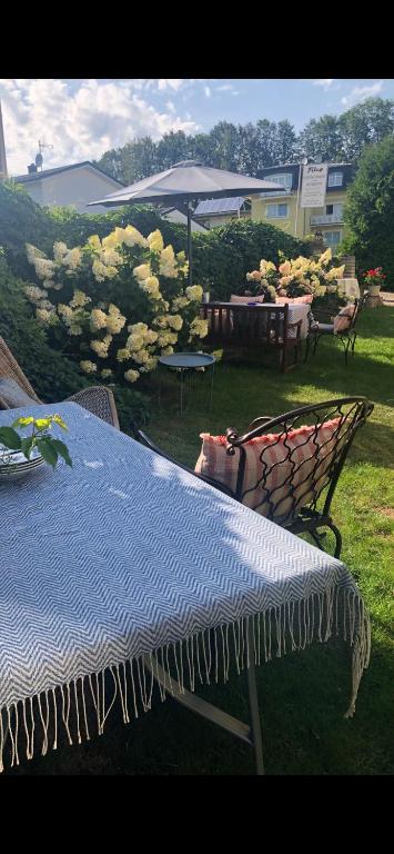 Zahrada ubytování Pension a restaurace Filip II