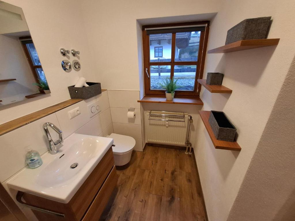 Kuchyň nebo kuchyňský kout v ubytování Dreiländereck mit Sauna und Pool, Wohnung 403