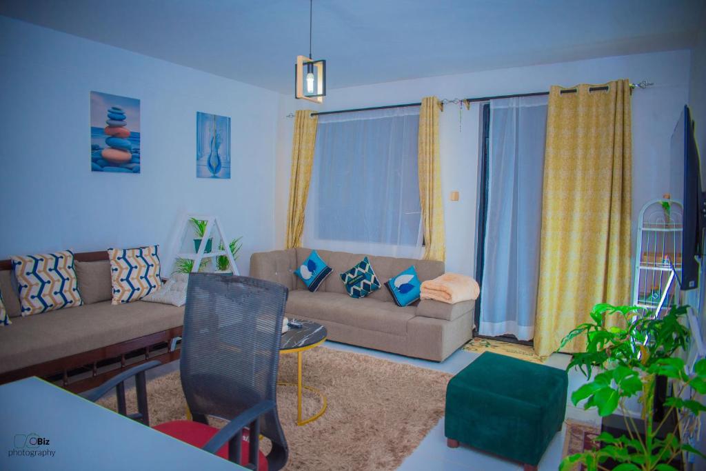 Posezení v ubytování Saffron Homes