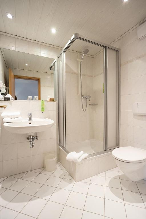 Koupelna v ubytování Bio-Hotel Upländer Hof