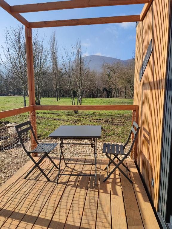 Fotografie z fotogalerie ubytování Tiny House au pied de Vercors v destinaci La Motte-Fanjas