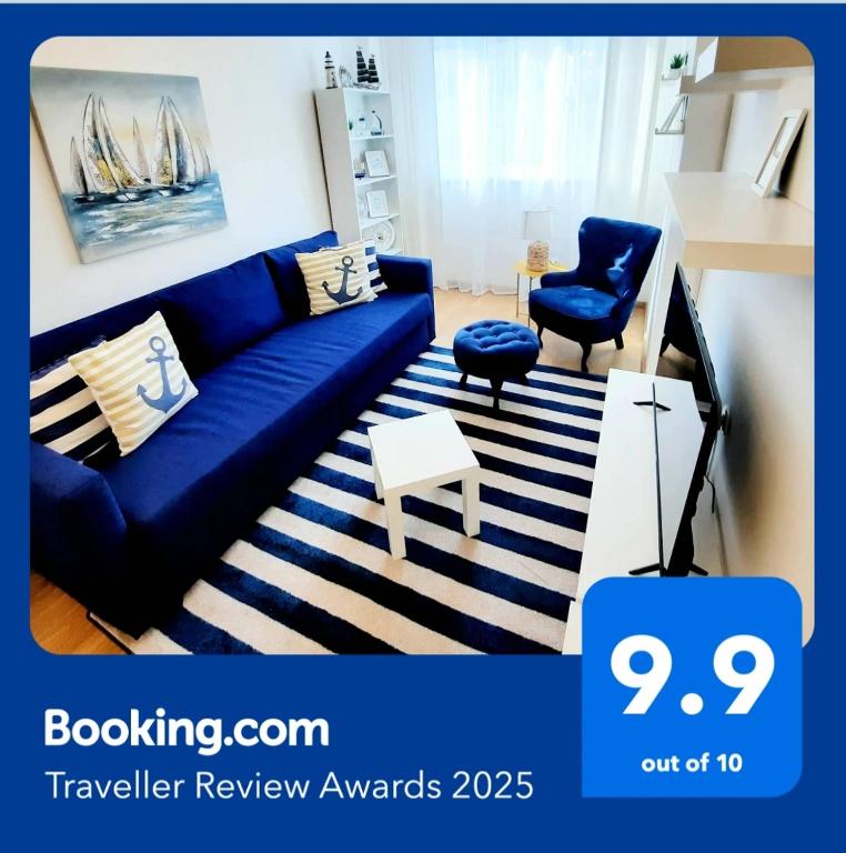 Posezení v ubytování VARNA NAUTICAL Apartment