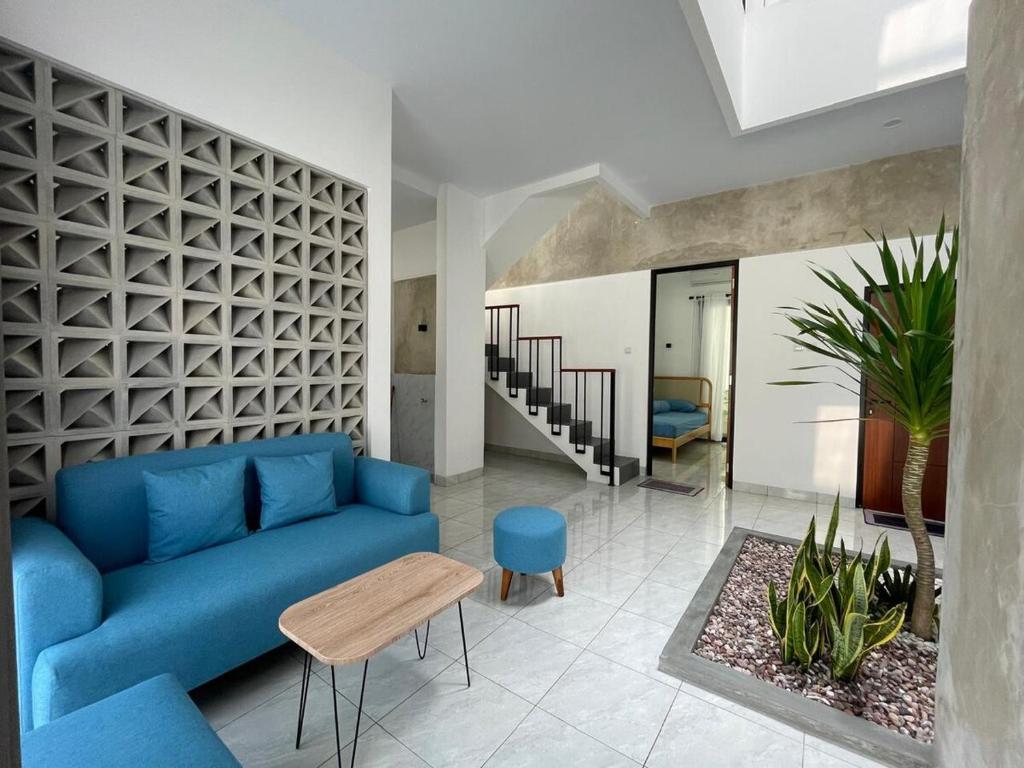 Posezení v ubytování Matari House