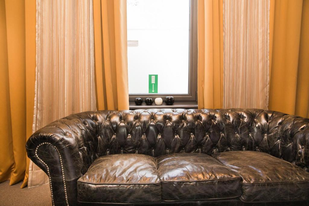Posezení v ubytování Hotel Moon