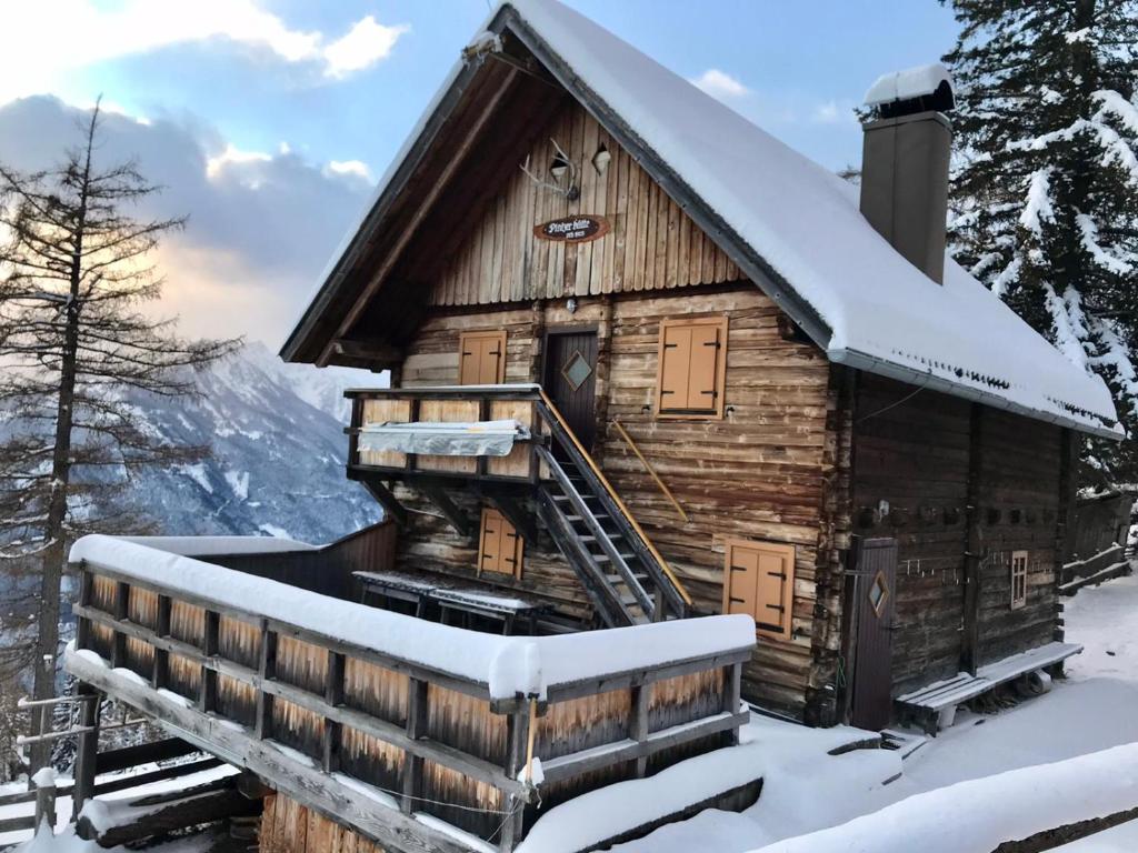 Platzerhütte v zimě