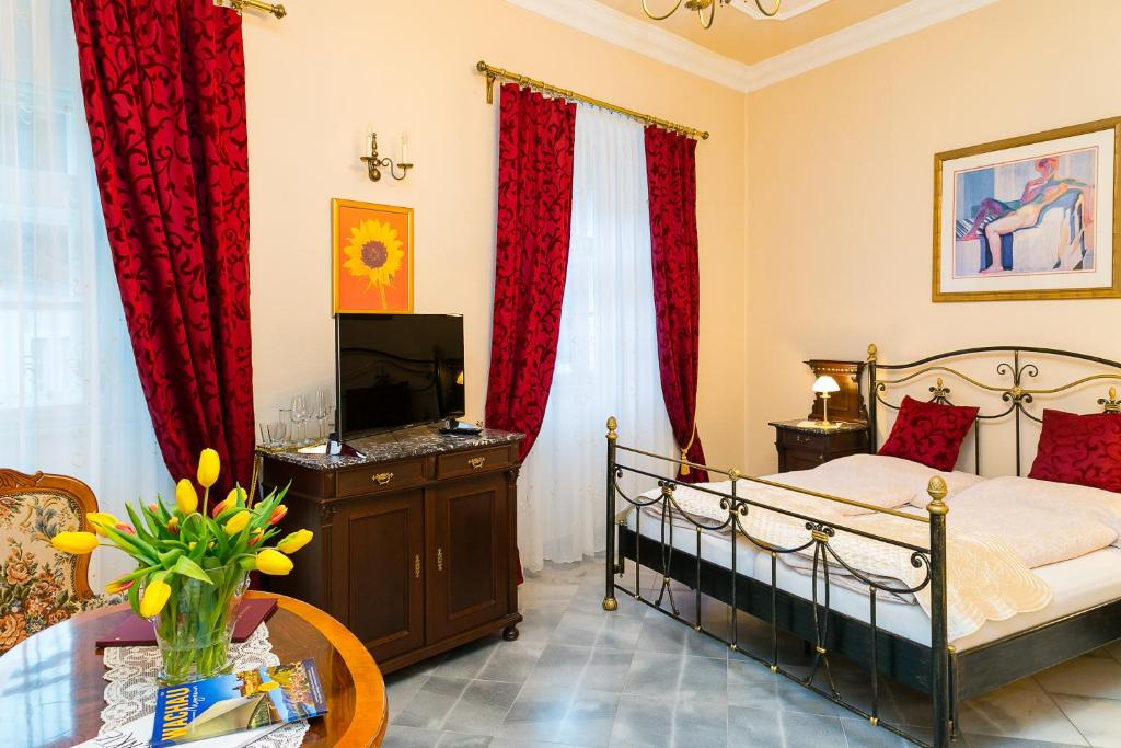 Posteľ alebo postele v izbe v ubytovaní Boutique Hotel Ur-Wachau