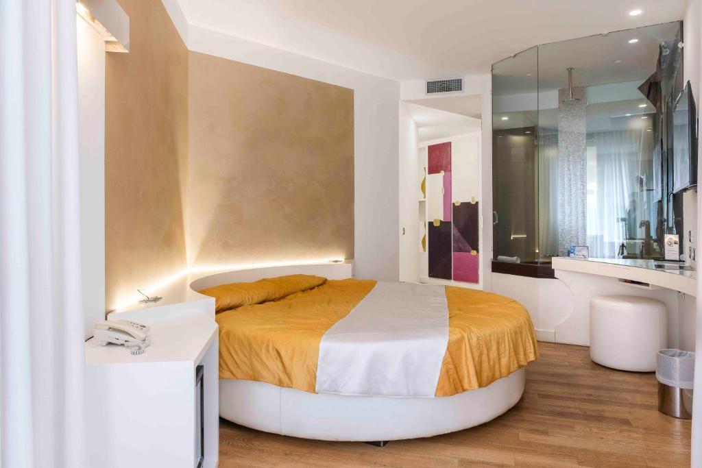 Koupelna v ubytování Hotel Exclusive