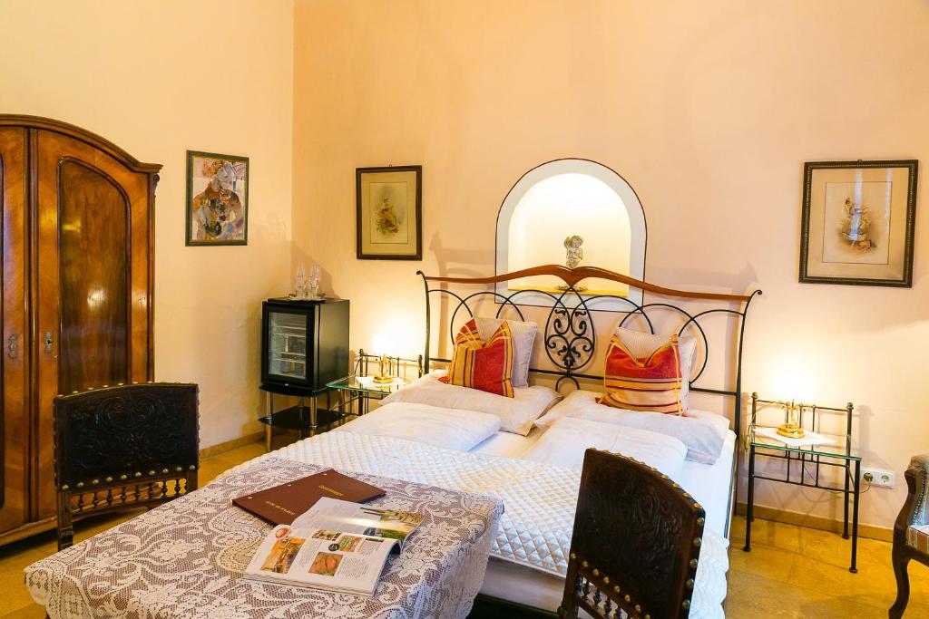 Posteľ alebo postele v izbe v ubytovaní Boutique Hotel Ur-Wachau