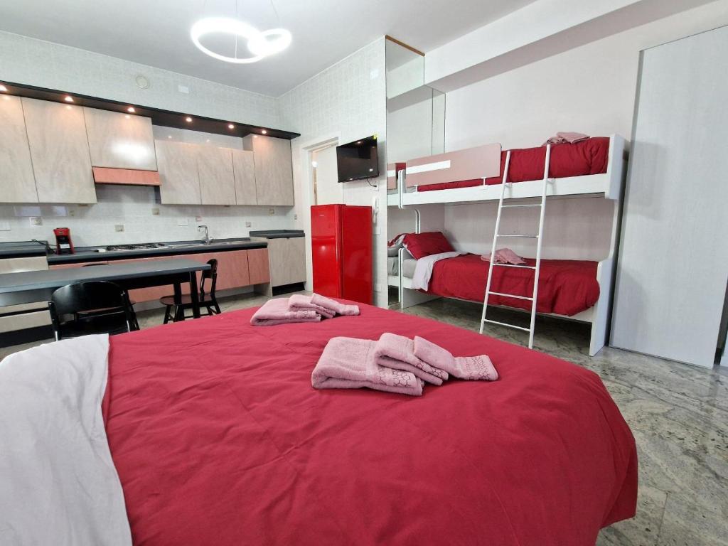 Postel nebo postele na pokoji v ubytování Iris B&B Verona