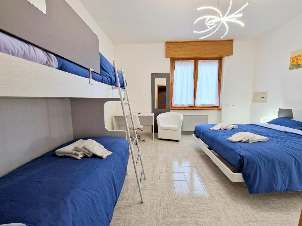 Postel nebo postele na pokoji v ubytování Iris B&B Verona