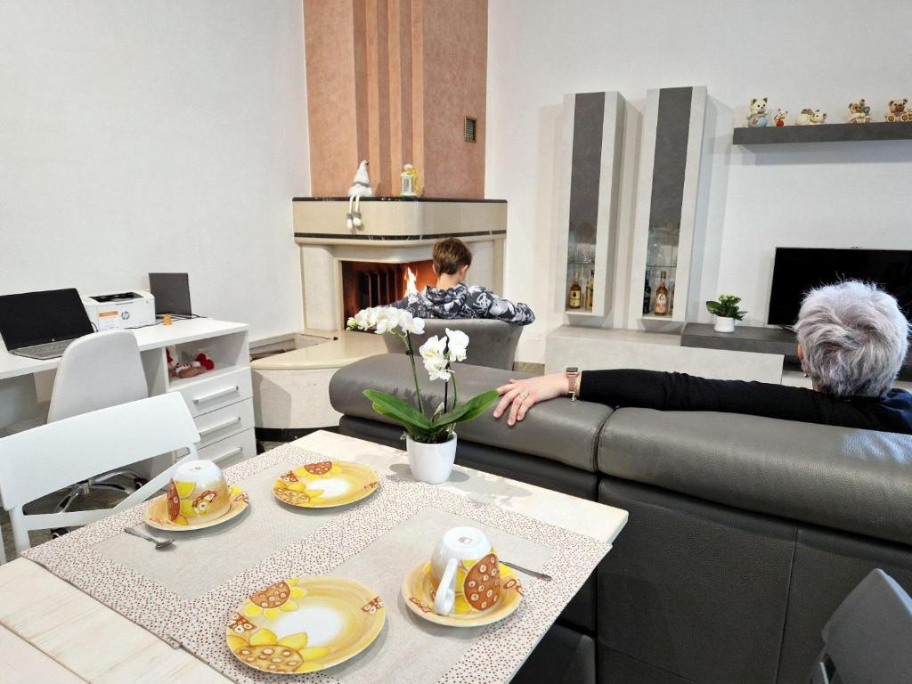 Posezení v ubytování Iris B&B Verona