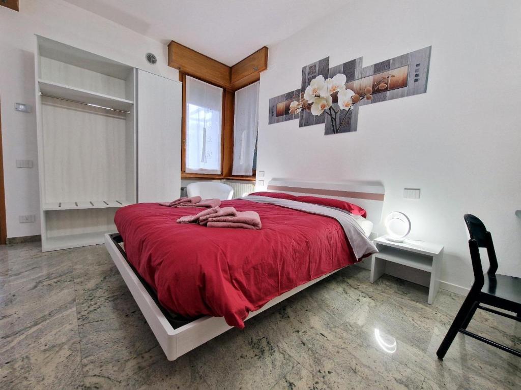 Postel nebo postele na pokoji v ubytování Iris B&B Verona