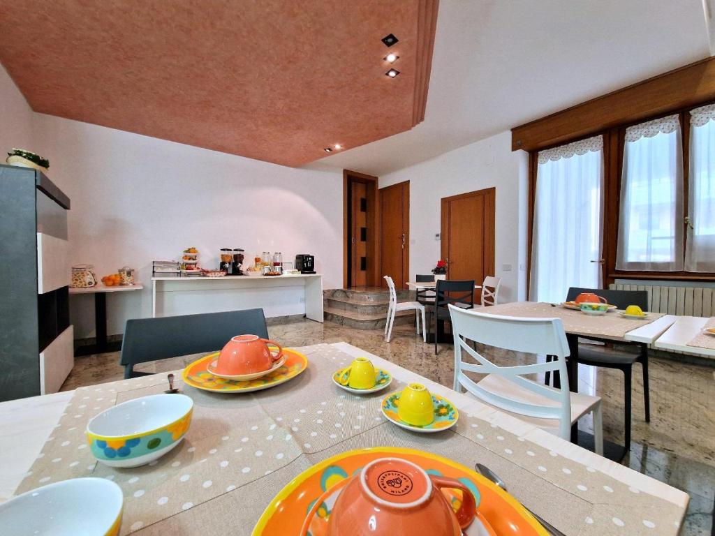 Kuchyň nebo kuchyňský kout v ubytování Iris B&B Verona